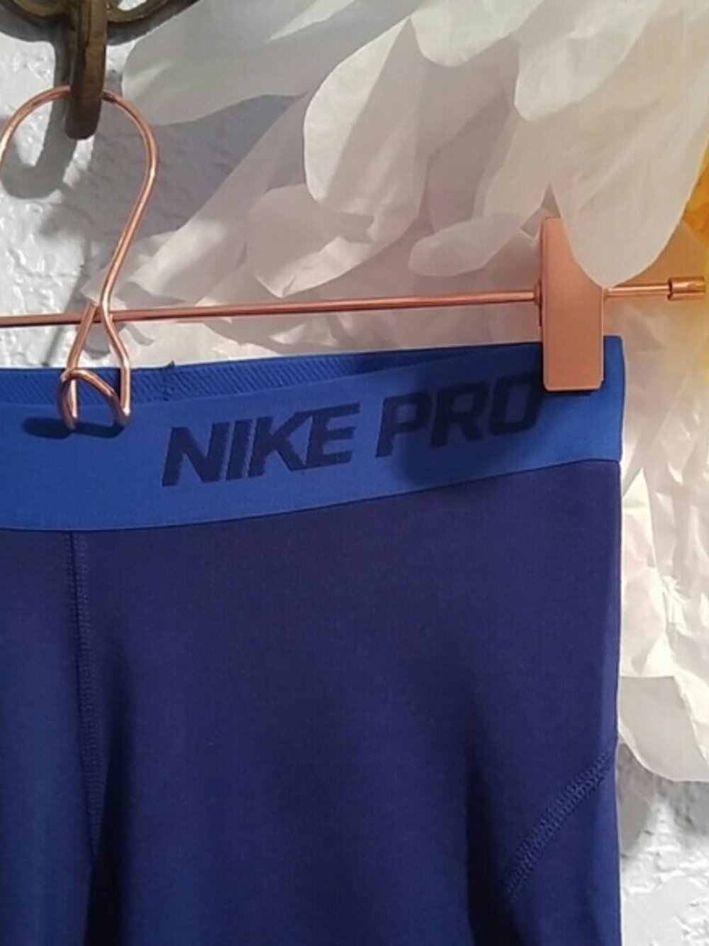Nike Pro Dri-Fit SZ XS Blue Stretch Tight Pants